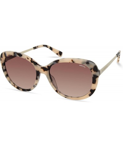 Women's Cat Sunglasses Blonde Havana / Gradient Brown $18.25 Designer