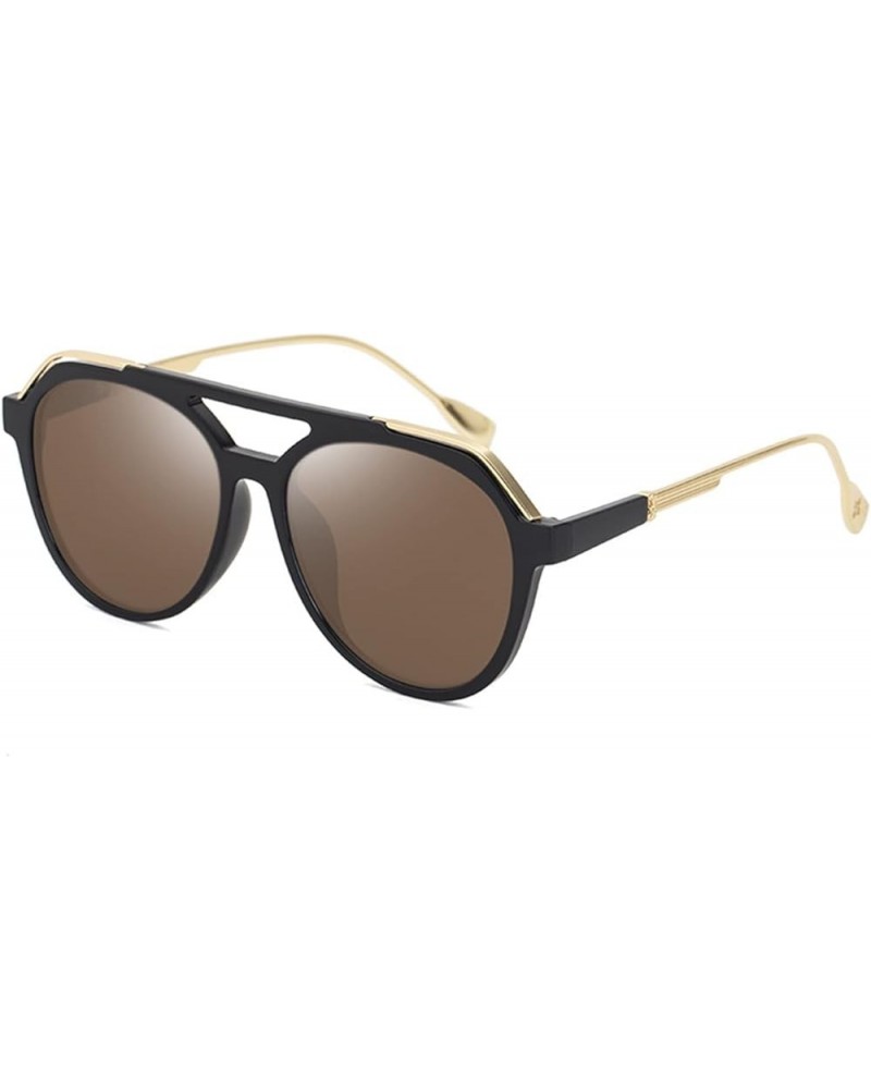 Retro Men and Women Street Sunglasses Outdoor Sun Shading Beach (Color : C, Size : Medium) Medium B $16.50 Designer