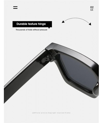 Square Frame Large Frame Men and Women Sunglasses Outdoor Sun Shading (Color : A, Size : Medium) Medium C $15.68 Designer