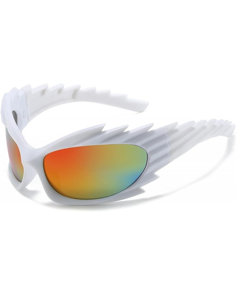 Wacky Riding Punk Sports Men and Women Fashion Trend Sunglasses (Color : F, Size : 1) 1 H $17.13 Sport