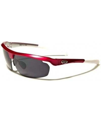 X-Loop 2014 Men's Sleek Baseball Performance Sports Sunglasses-XL4085 Red $9.53 Designer