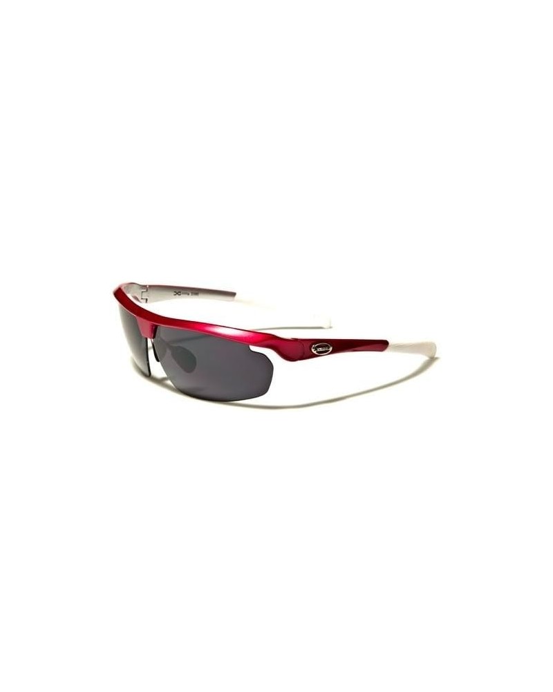 X-Loop 2014 Men's Sleek Baseball Performance Sports Sunglasses-XL4085 Red $9.53 Designer