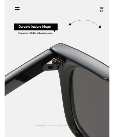 Square Frame Men And Women Vacation Beach Sunglasses Shopping Driving Trend UV400 Sunglasses Gift 6 $13.88 Designer