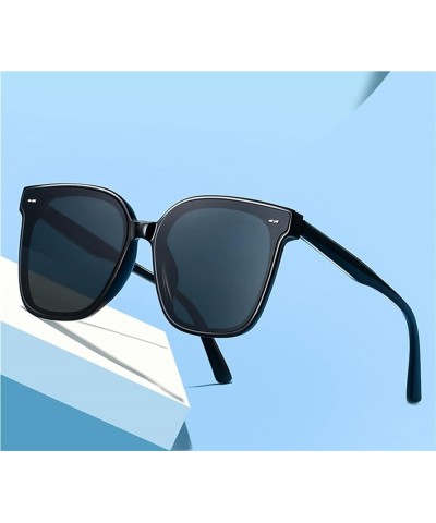 Square Frame Retro Fashion Large Frame Men and Women Outdoor Vacation Decorative Sunglasses (Color : E, Size : 1) 1 E $19.55 ...