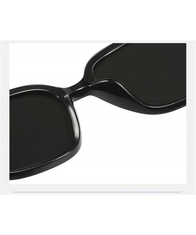 Square Frame Retro Fashion Large Frame Men and Women Outdoor Vacation Decorative Sunglasses (Color : E, Size : 1) 1 E $19.55 ...