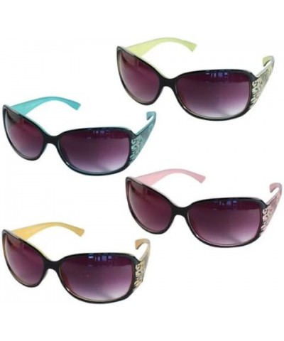 Sunglasses Womens Designer glasses black tinted sunglasses 400UV cats eye shape $10.97 Round