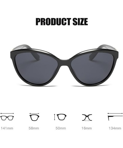 Women's Polarized Sunglasses Cat Eye Simple Sunglasses UV400 Protective Glasses A $15.47 Sport