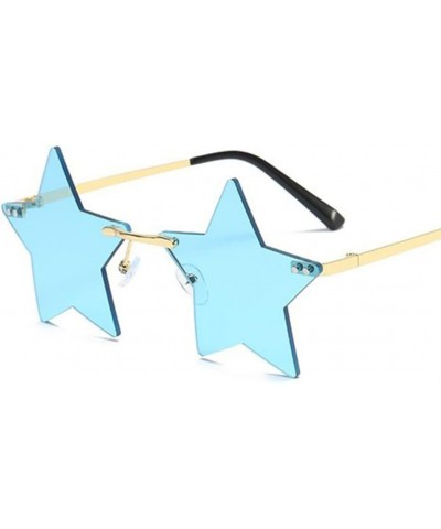 Women Party Glasses Star Sunglasses Outdoor Fashion Eyewear Club Accessory (Blue) $5.82 Star