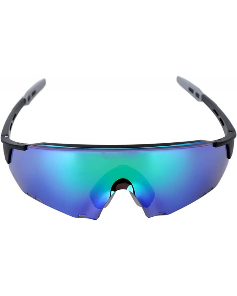 Polarized Sports Glasses, Wind Proof Lightweight Photochromic Sports Sunglasses Clear View for Fishing Black Green $13.94 Des...