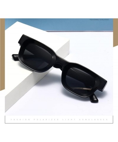 Retro Men and Women Hip-hop Fashion Sunglasses Outdoor Vacation Beach Decorative Sunglasses (Color : Medium, Size : 1) 1 H $1...