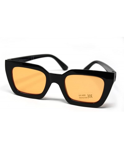 Black Frame Way Out Sunglasses - It's the Attitude in Retro Shades - Hey Viv $8.61 Designer