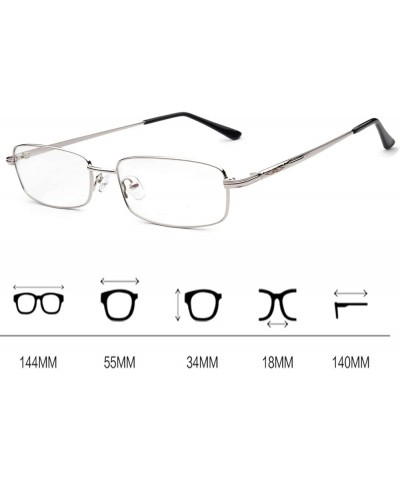 Metal Frame Nearsighted Myopia Glasses -1.00 Titanium Alloy Distance Glasses -4 Silvery $18.43 Designer