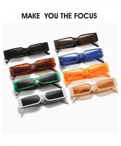 Retro Small Frame Hip-hop Sunglasses Men and Women Outdoor Beach Party Decorative Sunglasses (Color : C, Size : 1) 1 B $12.30...