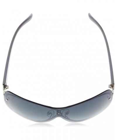 1077sp Women's Uv Protective Rectangular Shield Sunglasses. Cool Gifts for Her, 133 Mm Silver & Grey $10.02 Rectangular