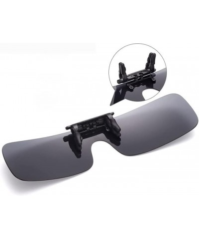 Polarized Clip On Sunglasses Over Prescription Glasses UV Protection Driving Glasses for Women Men Silver $8.11 Designer