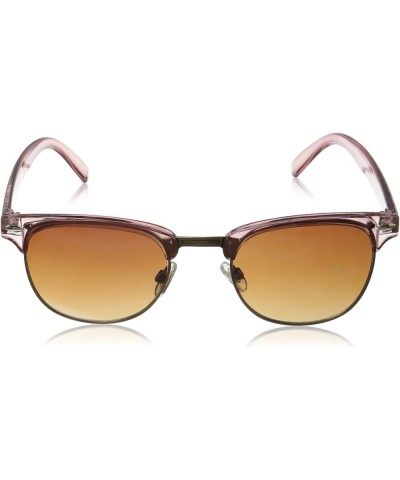 Women's Soho Square Sunglasses Crystal Light Pink Brown $8.48 Square