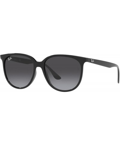 Women's Rb4378f Low Bridge Fit Square Sunglasses Black/Grey Gradient $60.63 Square