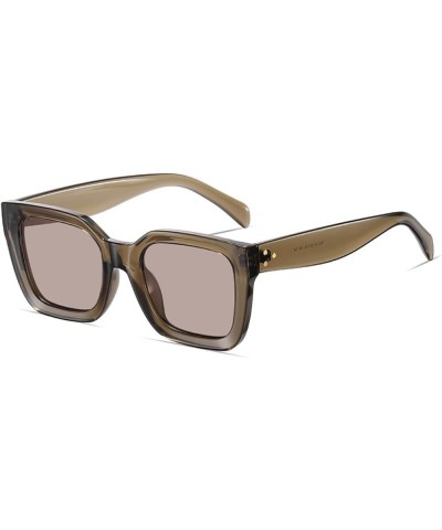 Square Frame Women Large Frame Outdoor Vacation Sunglasses (Color : B, Size : 1) 1 D $24.33 Square