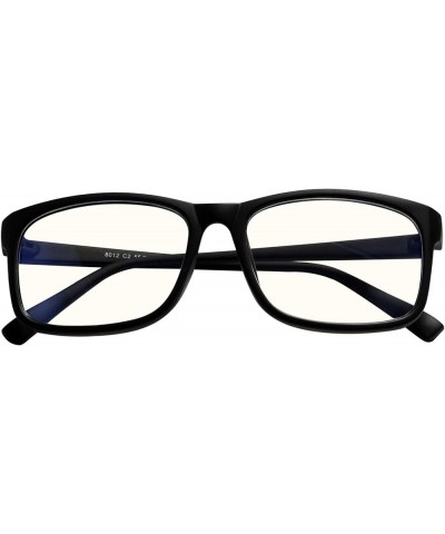 Radiation Protection glasses Square Eyeglasses Frame Anti Blue Light Blocking glasses Matte Black $10.92 Rimless