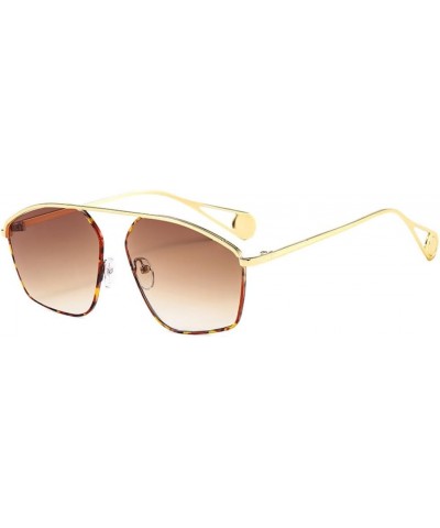 Sunglasses Women Men Metal Frame Color Gradients Lens Sunglasses 3 $20.50 Rectangular