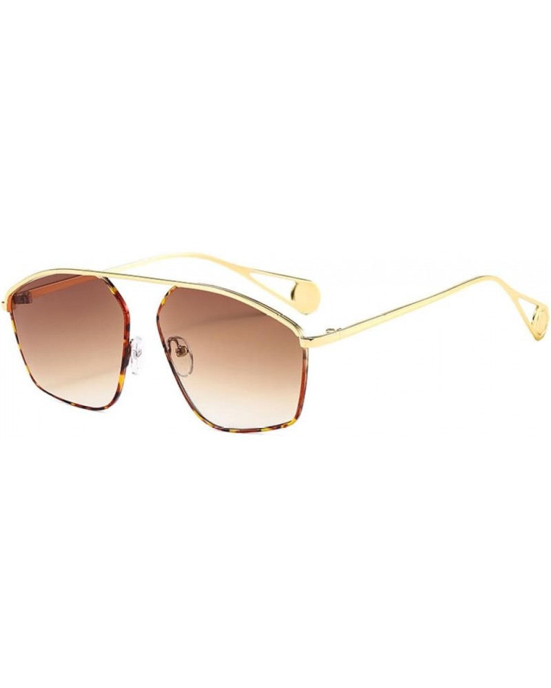 Sunglasses Women Men Metal Frame Color Gradients Lens Sunglasses 3 $20.50 Rectangular