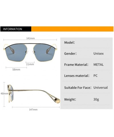 Sunglasses Women Men Metal Frame Color Gradients Lens Sunglasses 3 $20.50 Rectangular