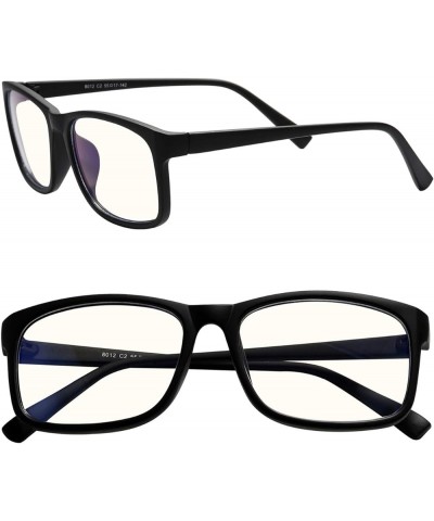 Radiation Protection glasses Square Eyeglasses Frame Anti Blue Light Blocking glasses Matte Black $10.92 Rimless