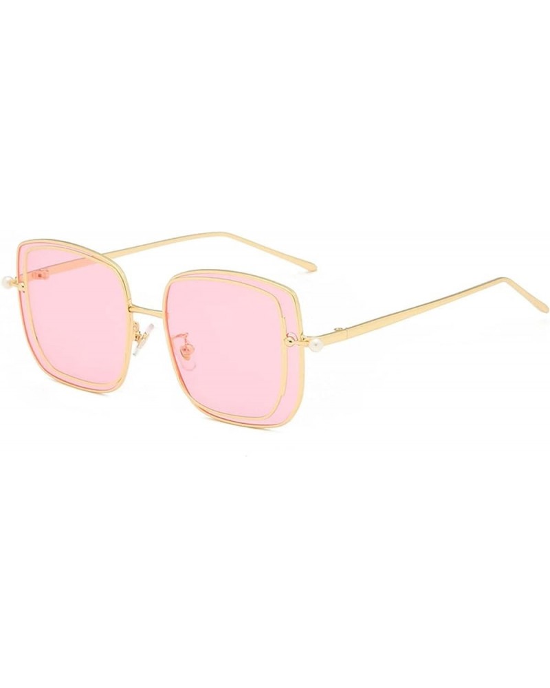 Women's Outdoor Vacation Sunshade Decoration Sunglasses Gift (Color : D, Size : Medium) Medium B $21.16 Designer