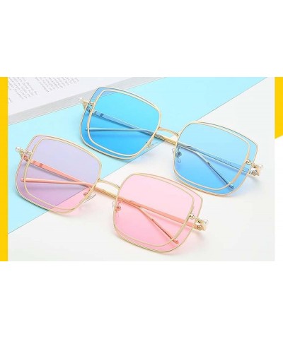 Women's Outdoor Vacation Sunshade Decoration Sunglasses Gift (Color : D, Size : Medium) Medium B $21.16 Designer