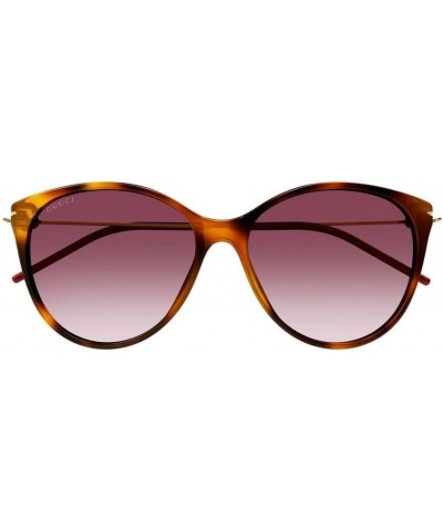 GG1268S Havana/Red Shaded 58/16/145 women Sunglasses $80.68 Oval