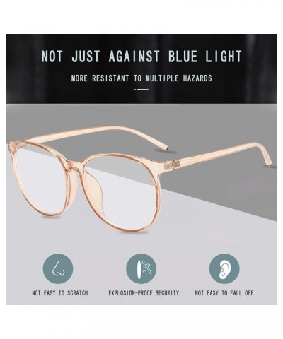 Sunglasses for Women Men Gaming Glasses Computer Anti-Fatigue Blue Light Blocking Filter Eyeglasses d166 Khaki $7.32 Square