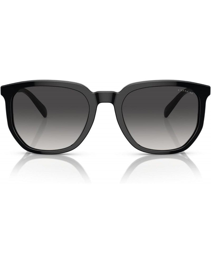 Men's Hc8384u Universal Fit Square Sunglasses Black/Grey Gradient $61.15 Square