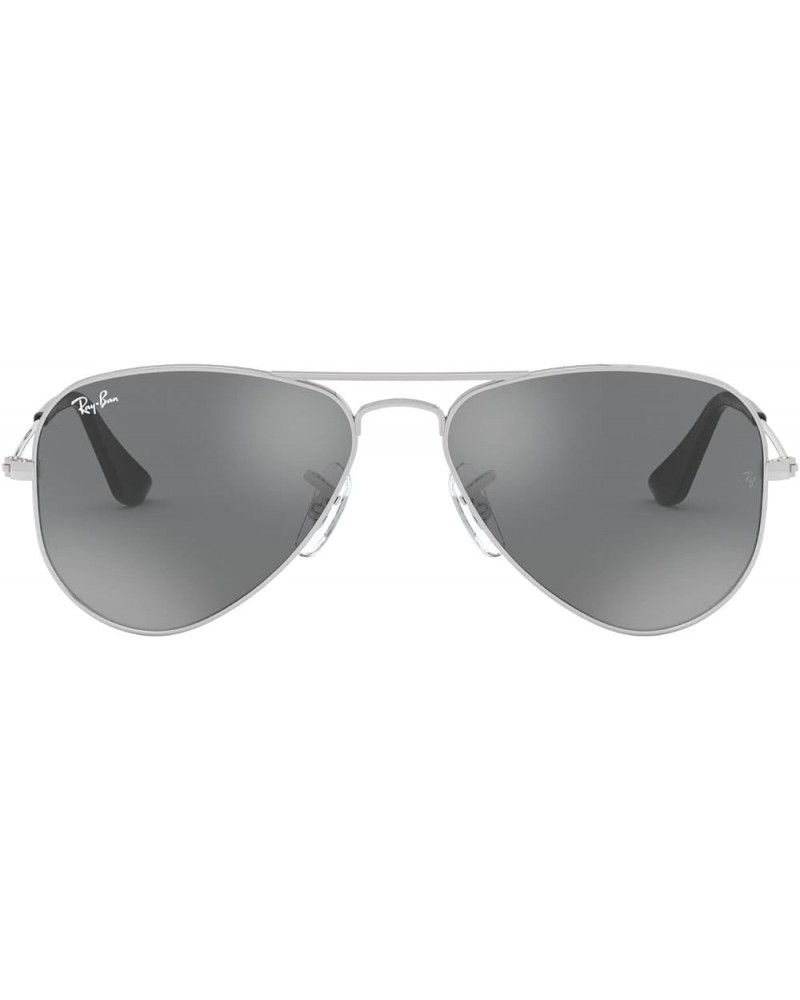 Junior Kids' Rj9506s Metal Aviator Sunglasses Silver/Grey Mirrored Silver $31.12 Aviator