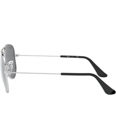 Junior Kids' Rj9506s Metal Aviator Sunglasses Silver/Grey Mirrored Silver $31.12 Aviator