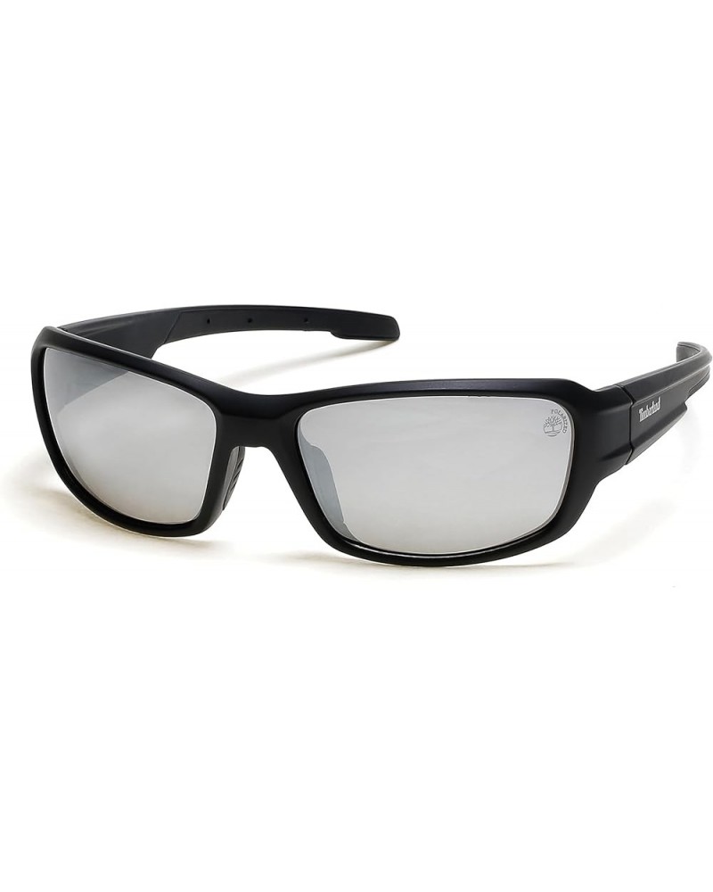 Men's Oval Sunglasses Matte Black / Smoke Polarized $15.12 Oval