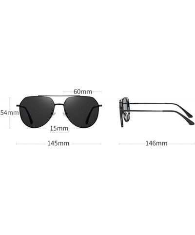 Polarized Men and Women Driving Sunglasses Outdoor Sunshade Vacation Sunglasses (Color : F, Size : Medium) Medium A $19.06 De...