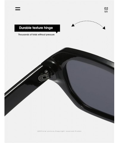 Summer Hip-hop Sunglasses for Men and Women Street Photography Outdoor Sun Shading Beach (Color : H, Size : Medium) Medium D ...