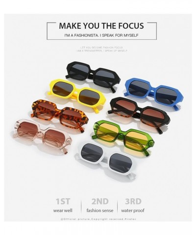 Summer Hip-hop Sunglasses for Men and Women Street Photography Outdoor Sun Shading Beach (Color : H, Size : Medium) Medium D ...