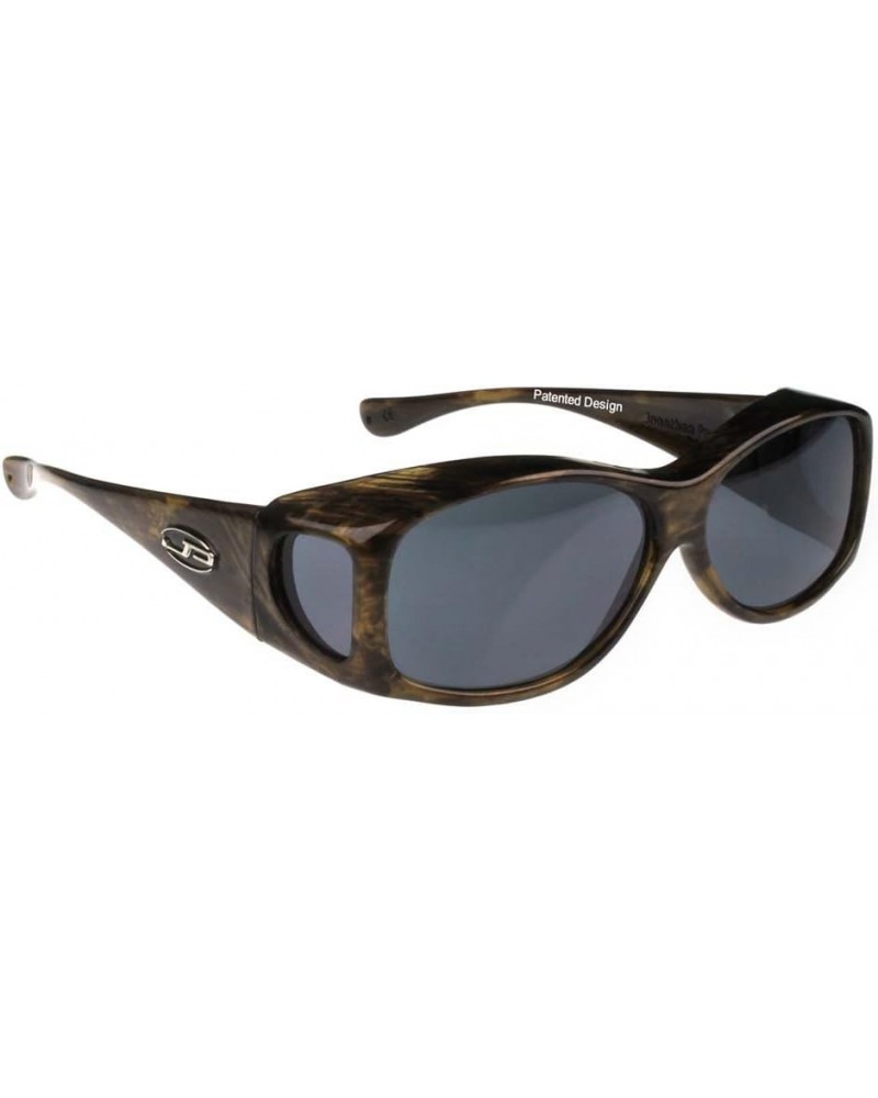 XS Glides Brushed Horn Polarized Gray Sunglasses $29.22 Oval