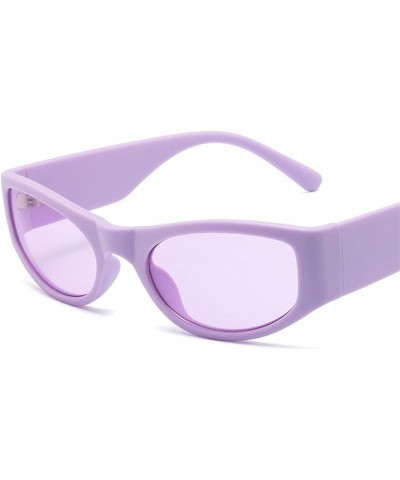 Small Frame Personality Hip-hop Sunglasses Men and Women Retro Oval Sunglasses (Color : 5, Size : 1) 1 6 $10.87 Oval