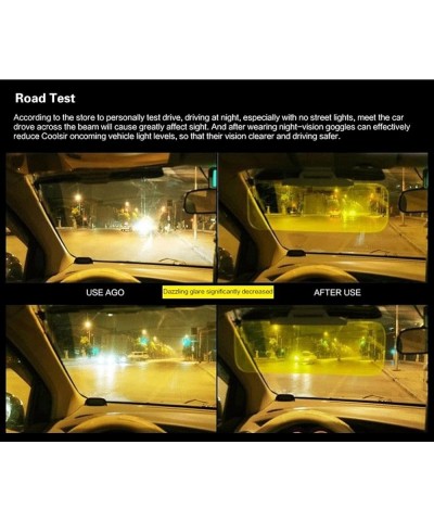 Mens HD Day Night Vision Glasses Rainy Safety UV400 for Driving Cycling Grey $14.29 Aviator