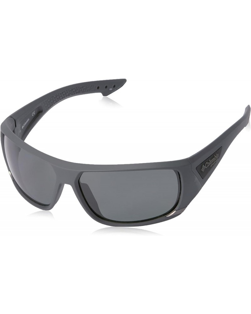 Men's Arbor Peak Polarized Wrap Sunglasses Matte Shark/Smoke Polarized $26.00 Designer