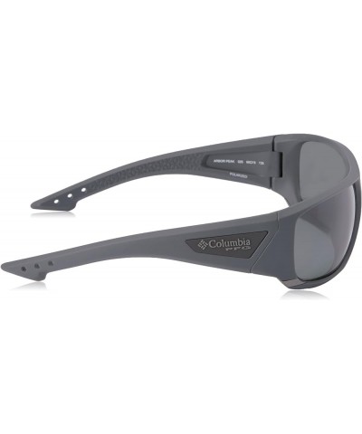 Men's Arbor Peak Polarized Wrap Sunglasses Matte Shark/Smoke Polarized $26.00 Designer