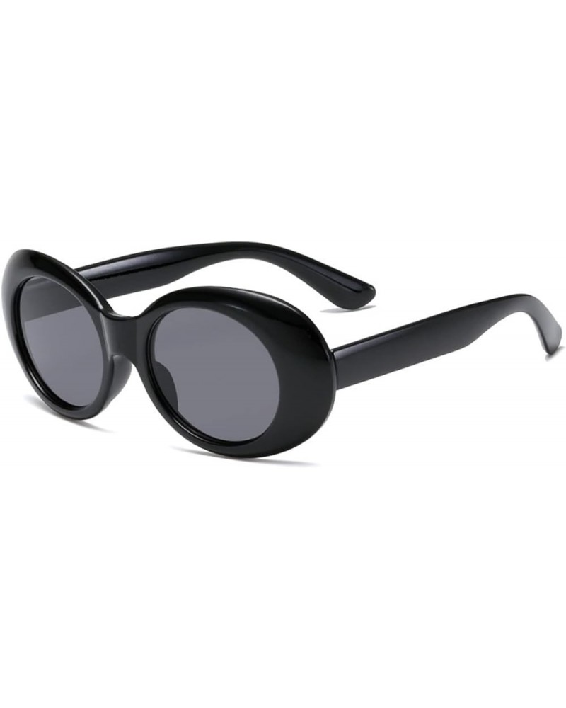 Oval Sunglasses for Men and Women, Beach Glasses for Outdoor Holiday Street Shooting (Color : B, Size : Medium) Medium A $11....