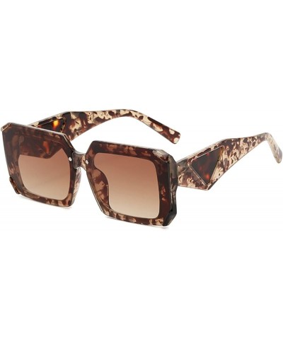 Square Personality Trend Men and Women Outdoor Vacation Photo Decoration Sunglasses (Color : G, Size : 1) 1 C $20.84 Designer