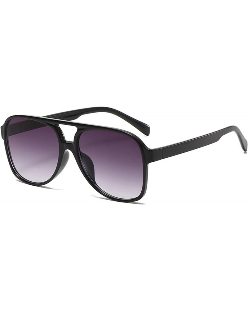 Retro Hip Hop Men's and Women's Sunglasses, Outdoor Vacation Driving Glasses (Color : E, Size : Medium) Medium B $11.75 Designer