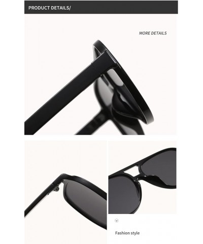 Retro Hip Hop Men's and Women's Sunglasses, Outdoor Vacation Driving Glasses (Color : E, Size : Medium) Medium B $11.75 Designer