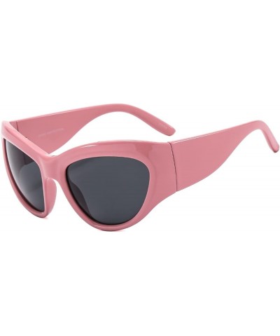 Outdoor Sports Running Men And Women With Wide Legs Large Frame Fashion Decorative Sunglasses F $15.46 Sport