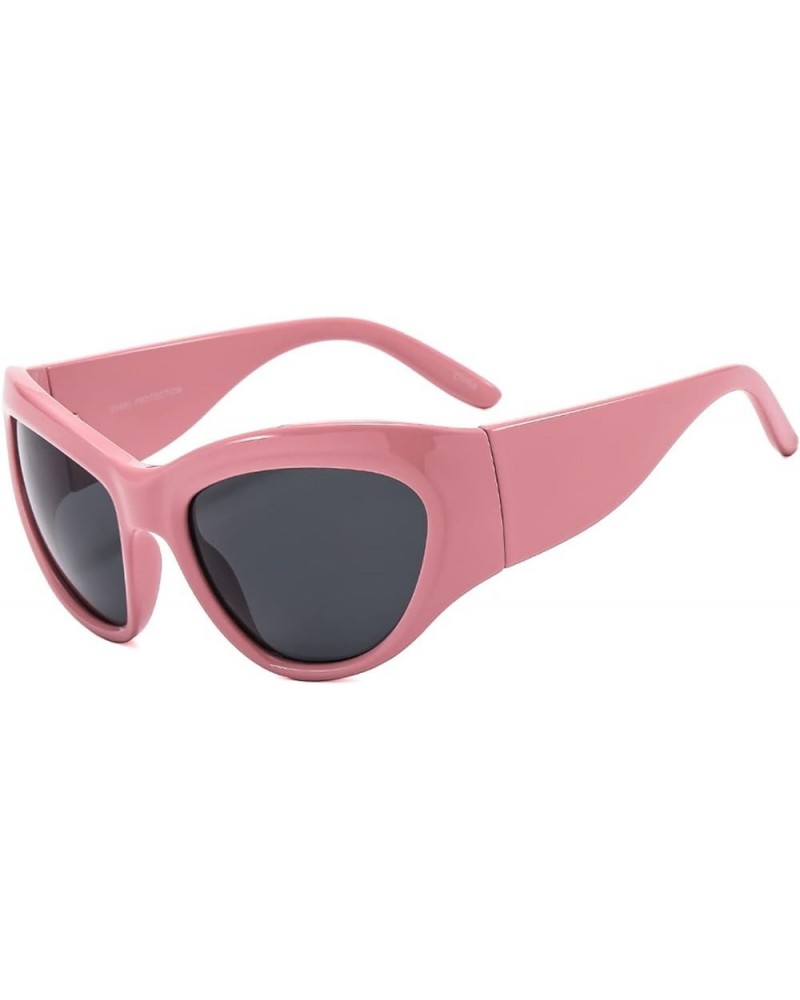 Outdoor Sports Running Men And Women With Wide Legs Large Frame Fashion Decorative Sunglasses F $15.46 Sport