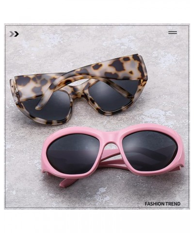 Outdoor Sports Running Men And Women With Wide Legs Large Frame Fashion Decorative Sunglasses F $15.46 Sport